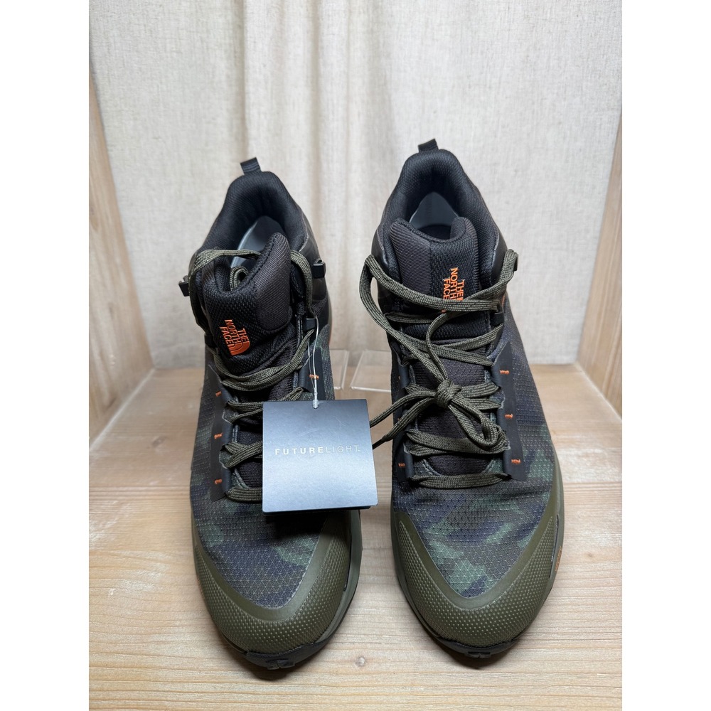 The North Face VECTIV Fastpack Mid FUTURELIGHT Hiking Boots Thyme Camo Mens 13 - Picture 2 of 7